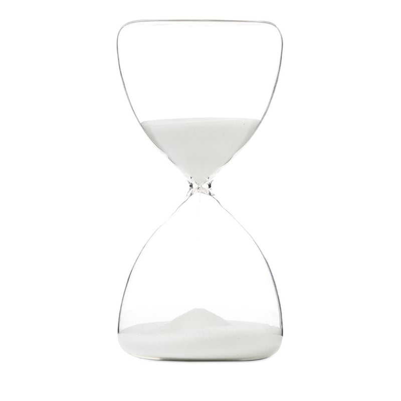 Summer White Large Sand Glass 