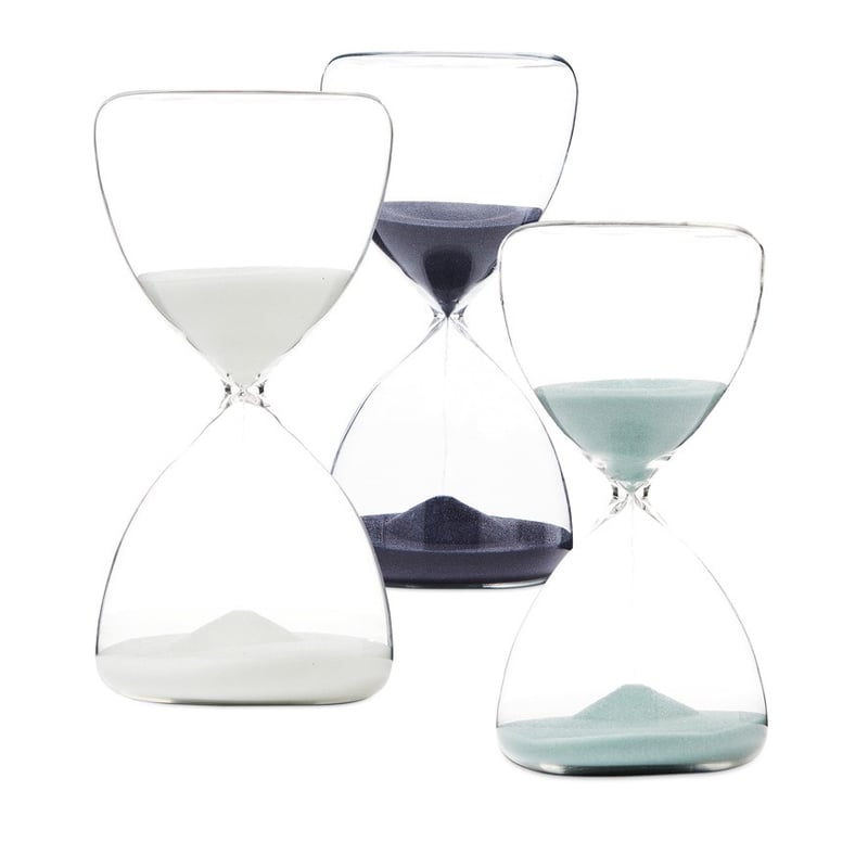 Summer White Large Sand Glass 