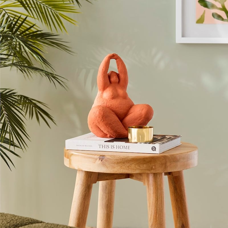 Romulus Terracotta Stretching Statue