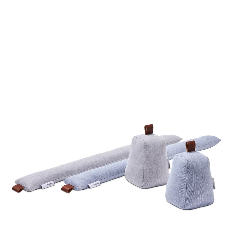 Herringbone Grey Door Stop 