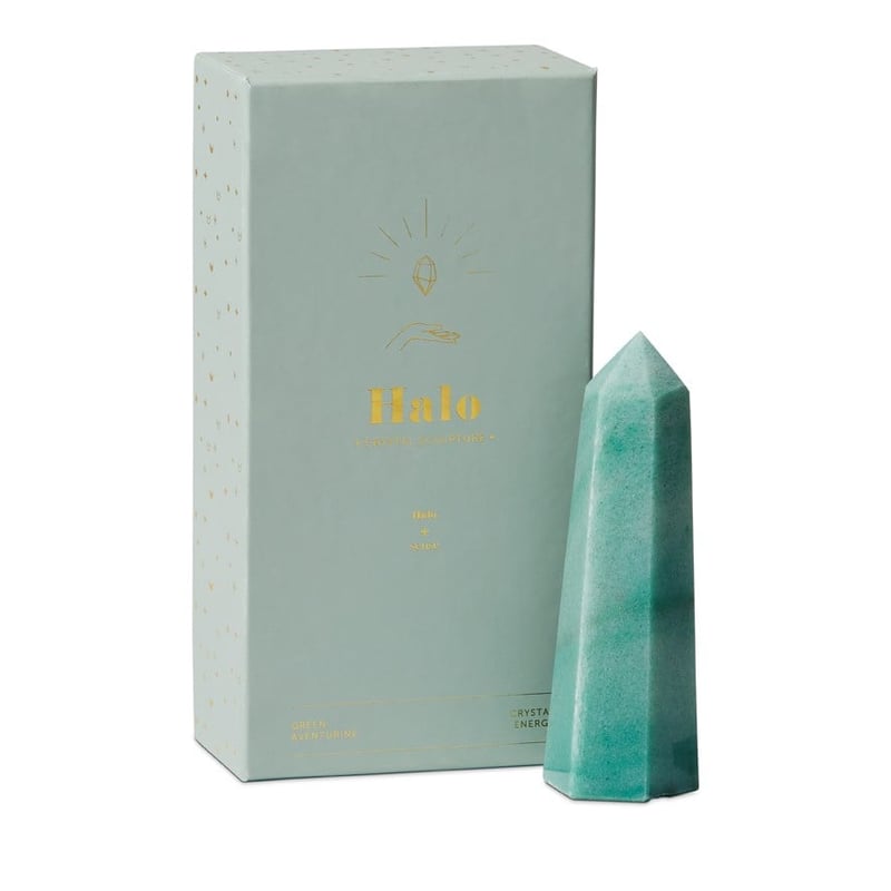 Halo Quartz Green Crystal Point