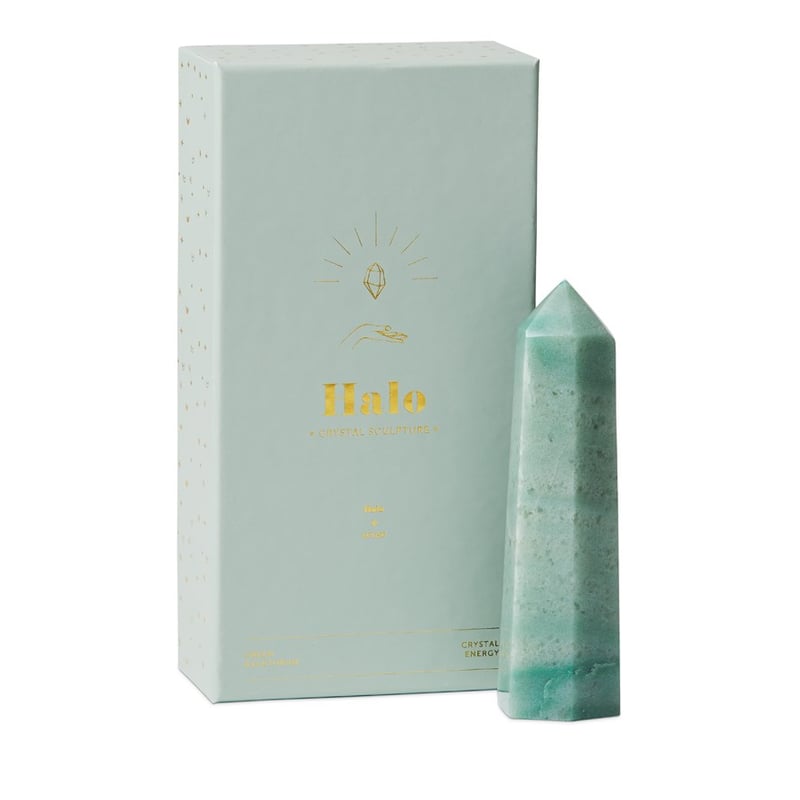 Halo Quartz Green Crystal Point