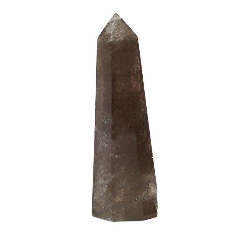 Halo Quartz Smoky Crystal Point