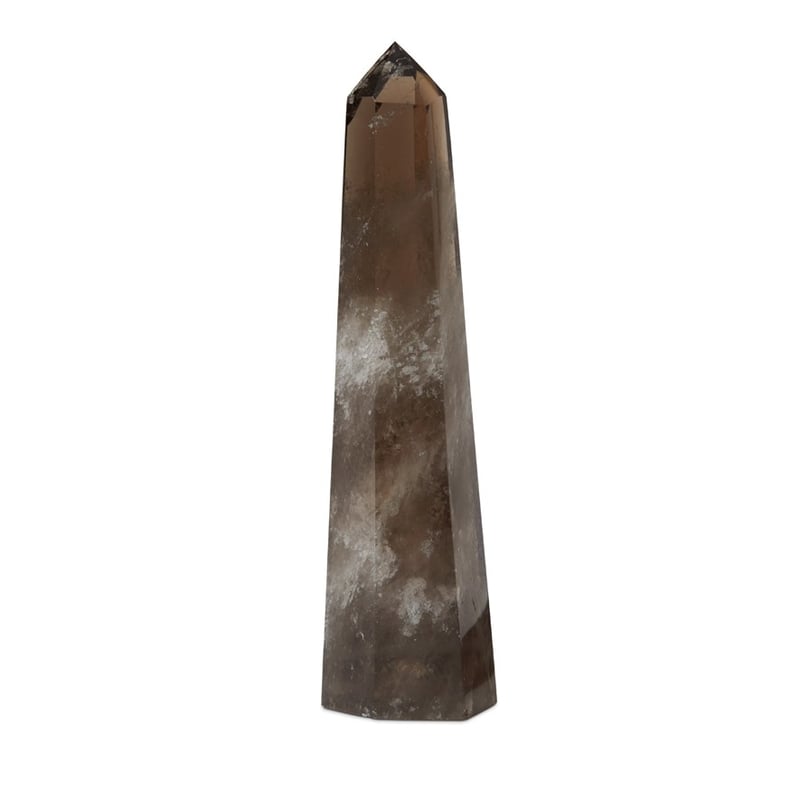 Halo Quartz Smoky Crystal Point