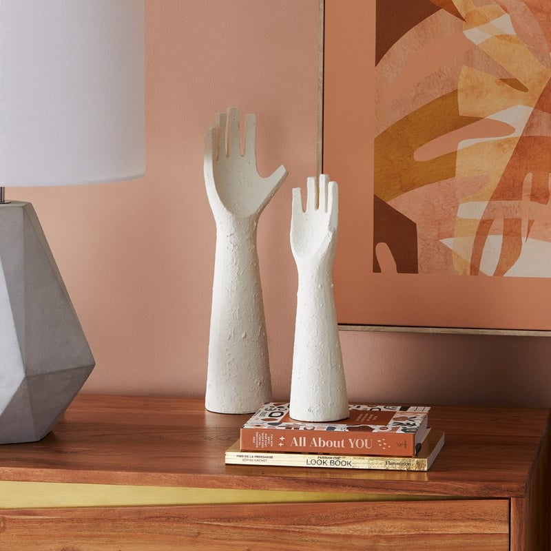 Aurora White Hand Large Statue