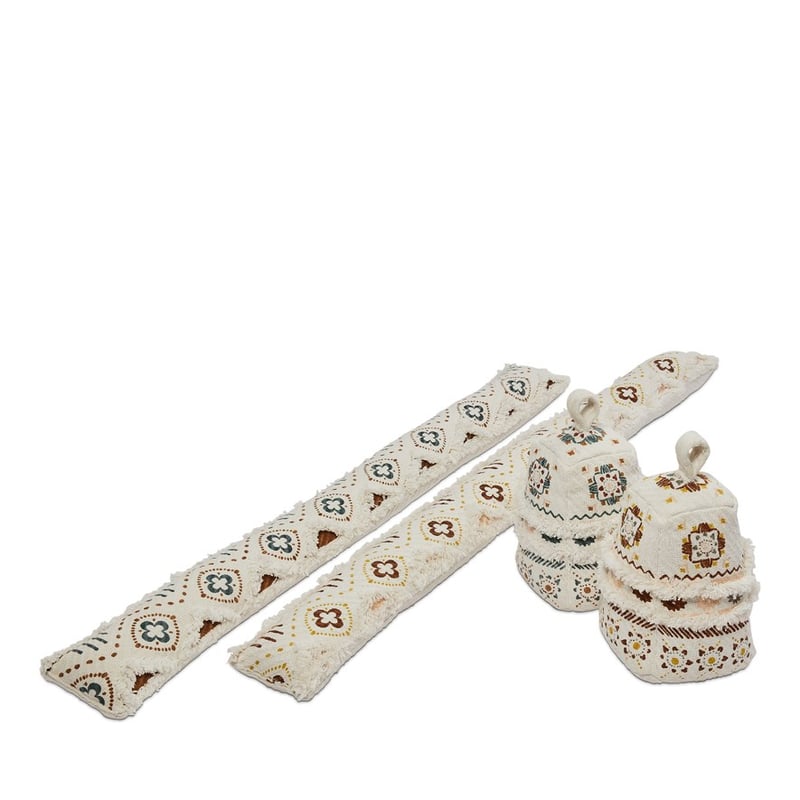 Moroccan Tufted Natural Draught Stop