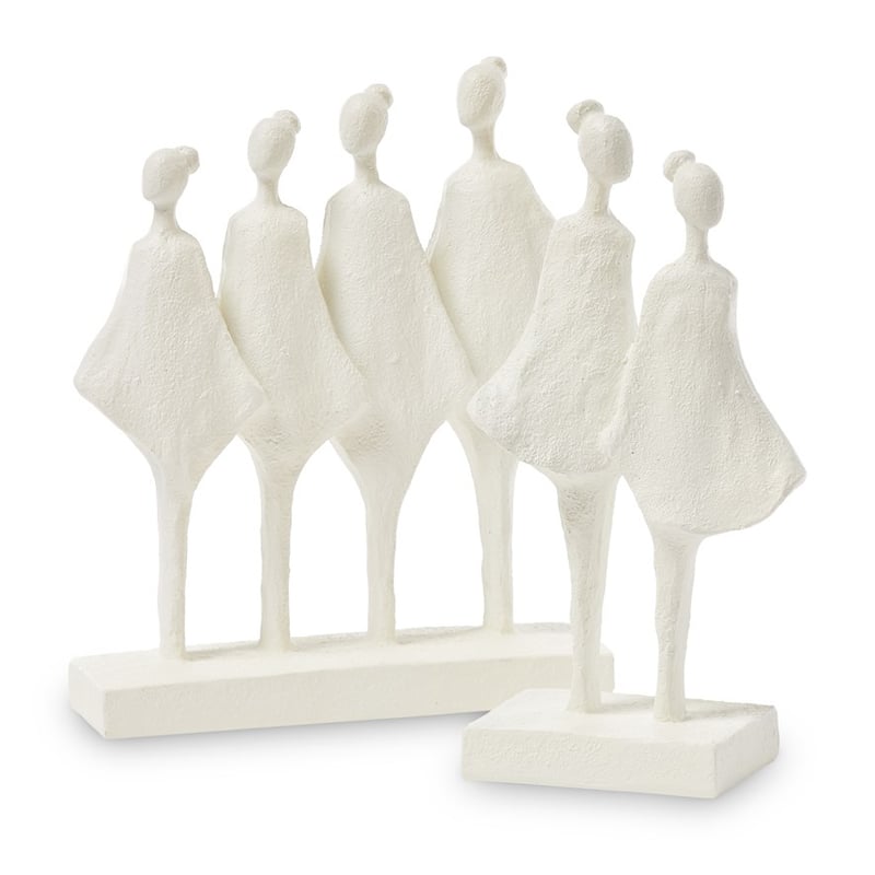 Swinging Sisters 4 Girls Cream Statue