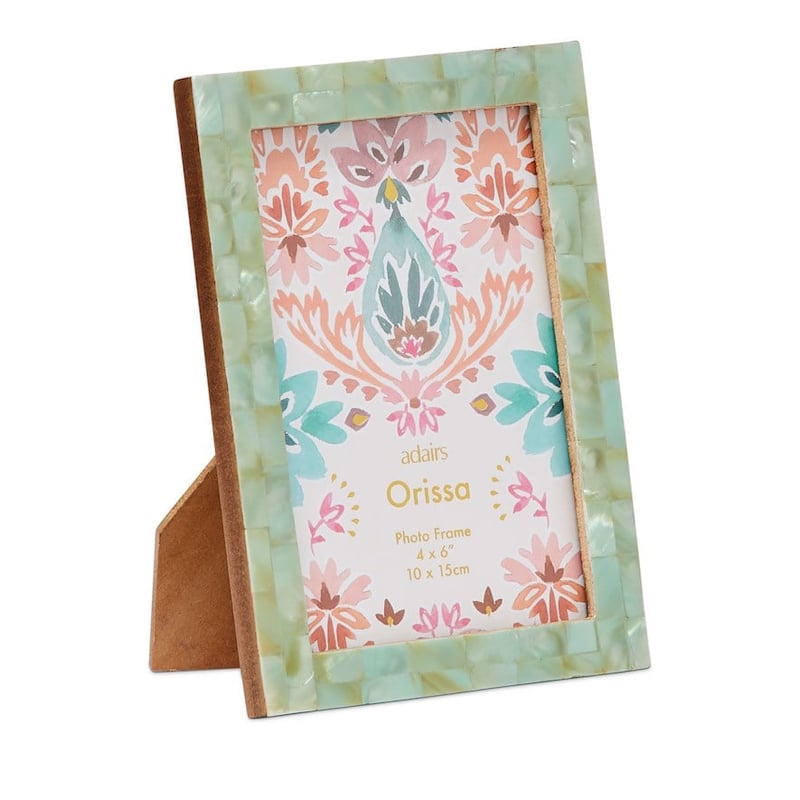 Orissa Pearl Green Photo Frame 