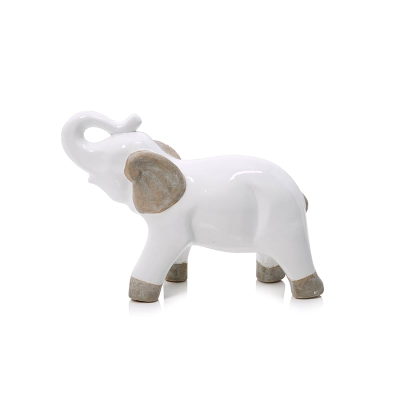 Ceramic Elephant White 