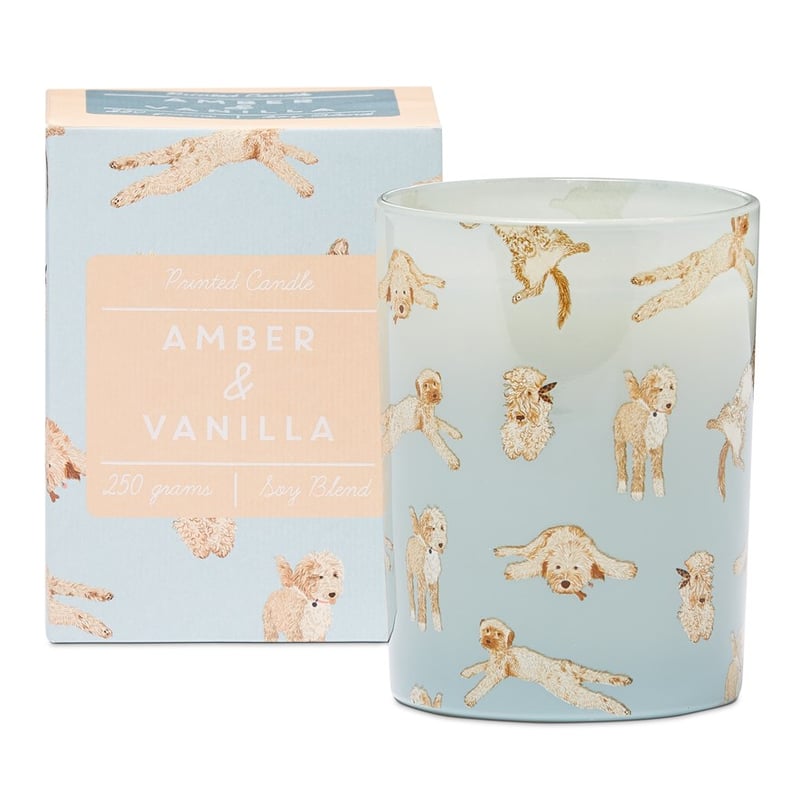 Printed 250g Amber & Vanilla Oodles of Oodles Candle 