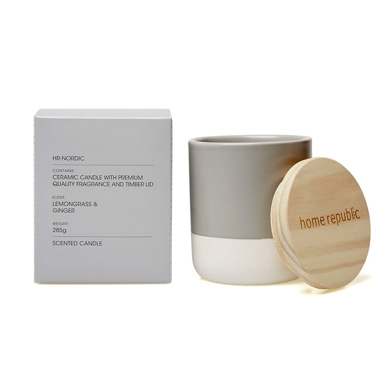 Nordic Candle Lemongrass & Ginger Charcoal