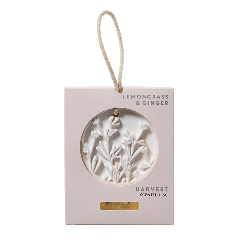 Harvest Ceramic Scented Disc Lemongrass & Ginger 