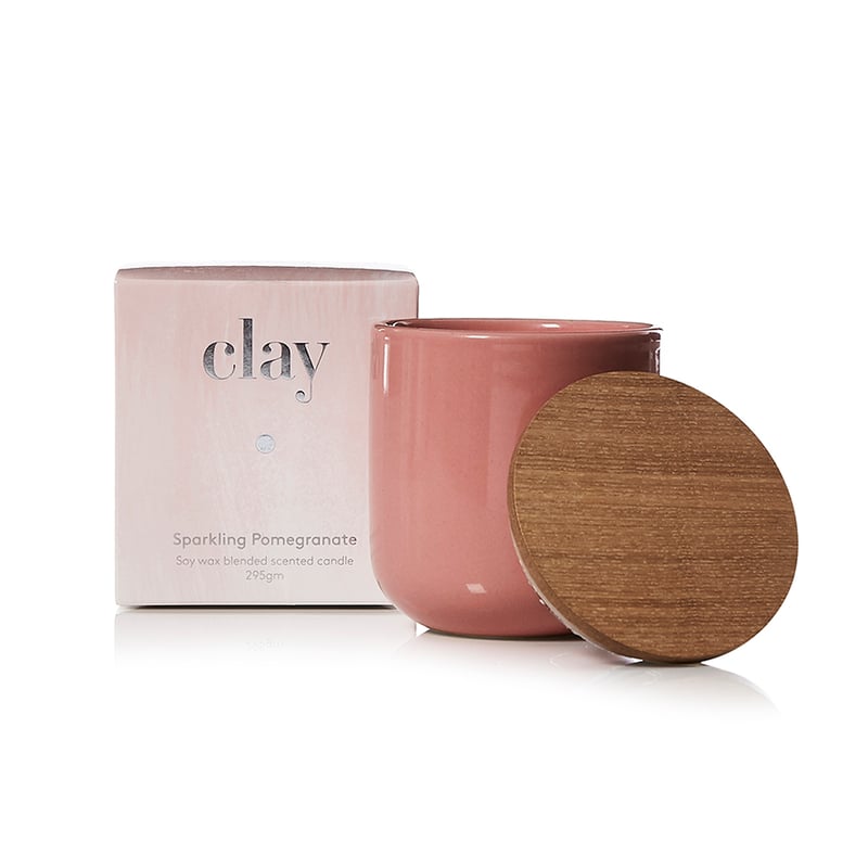 Clay Sparkling Pomegrante Candle
