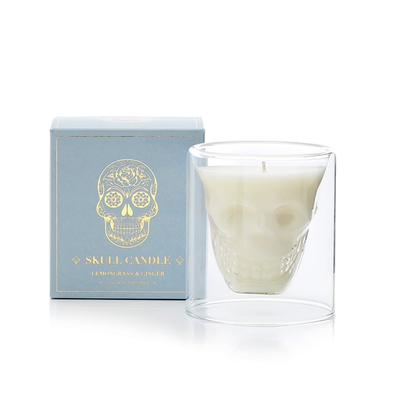 Skull Clear Candle Lemongrass & Ginger