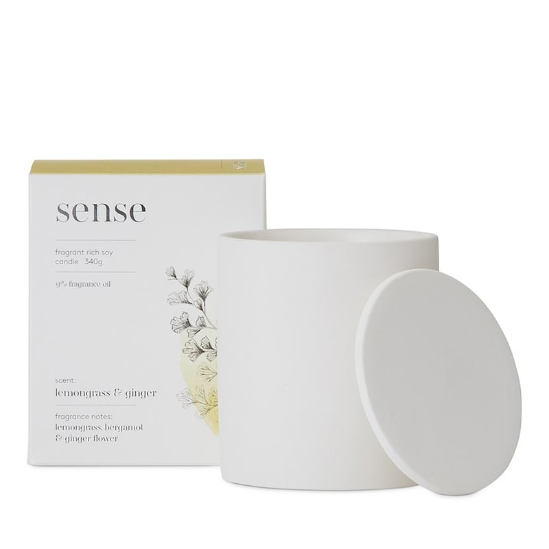 Sense Lemongrass & Ginger Porcelain Candle