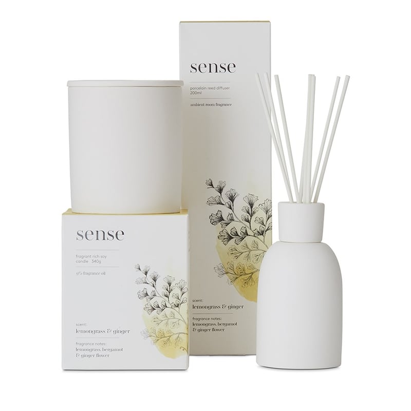 Sense Lemongrass & Ginger Porcelain Candle