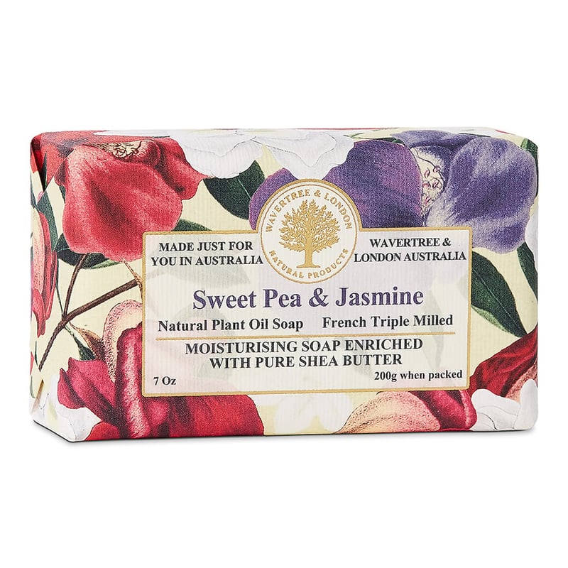 Wavertree & London Sweet Pea & Jasmine Soap Bar