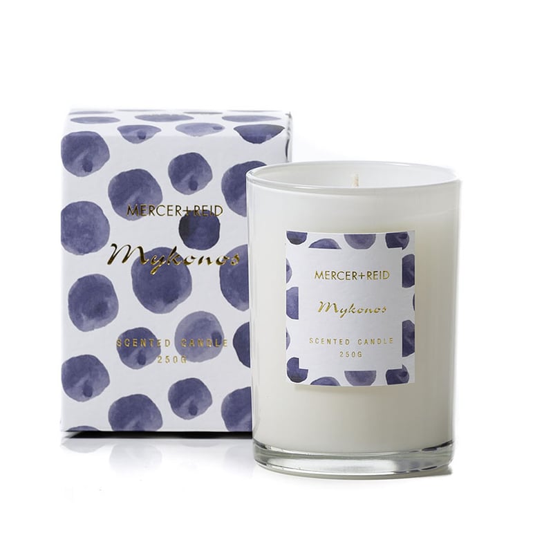 Holiday Mykonos Blue Candle