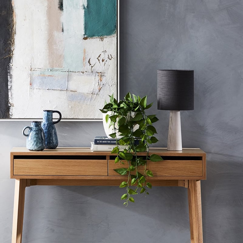 Ava Table Light H42xD19cm Grey/Grey Table