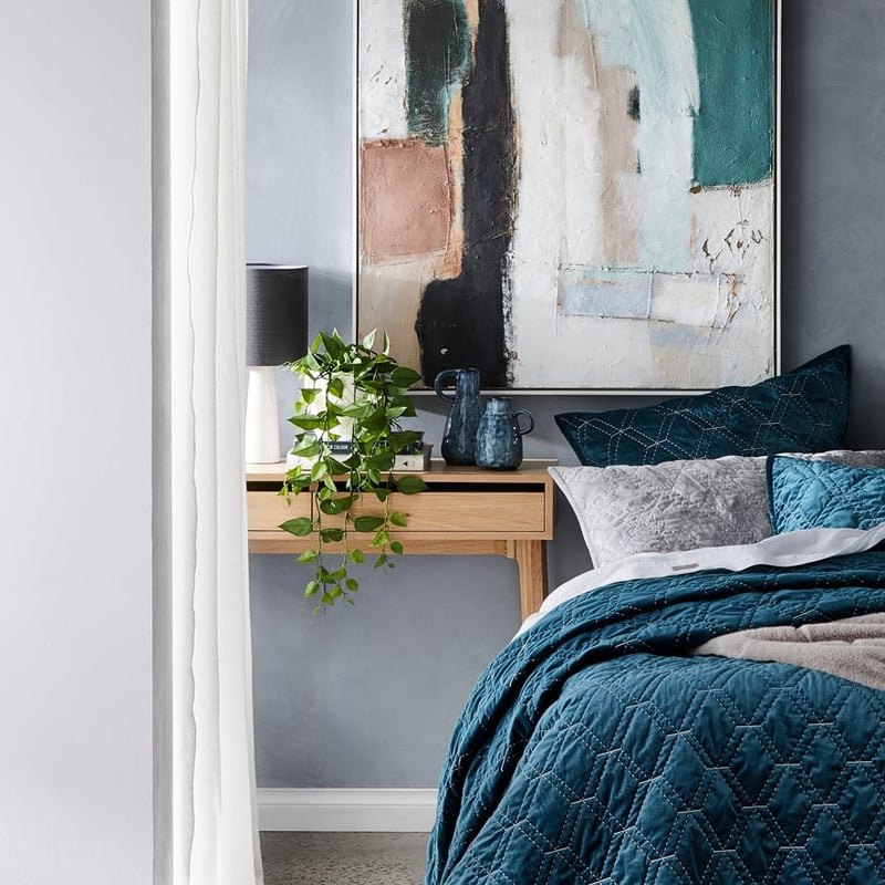 Ava Table Light H42xD19cm Grey/Grey Table