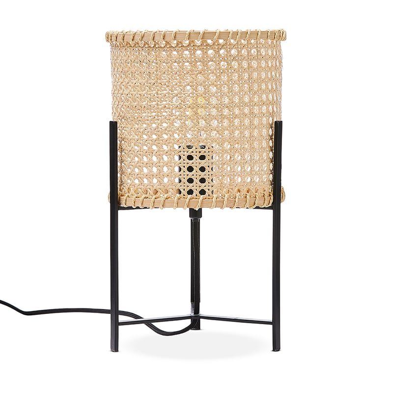 Basket Weave Table Light H31xD28cm Natural/black Table