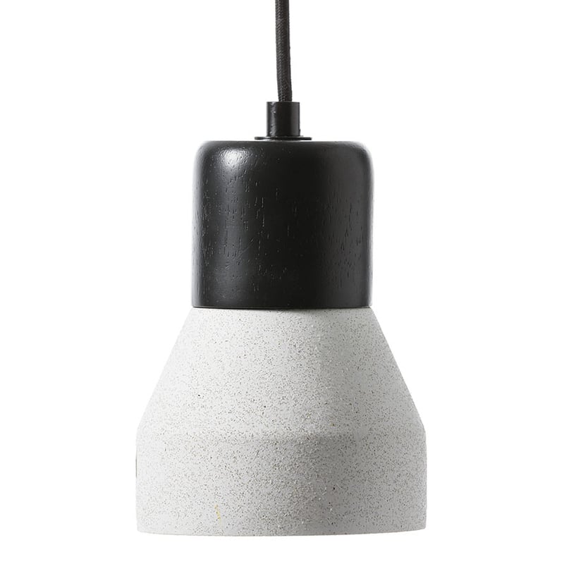 Coda Black/Stone Pendant Light