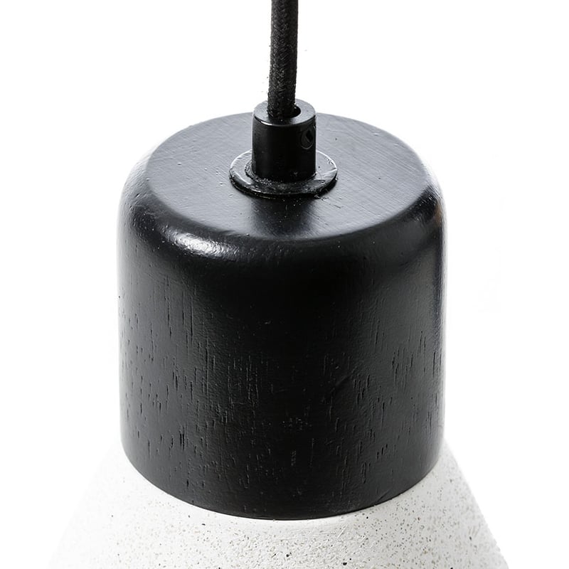 Coda Black/Stone Pendant Light