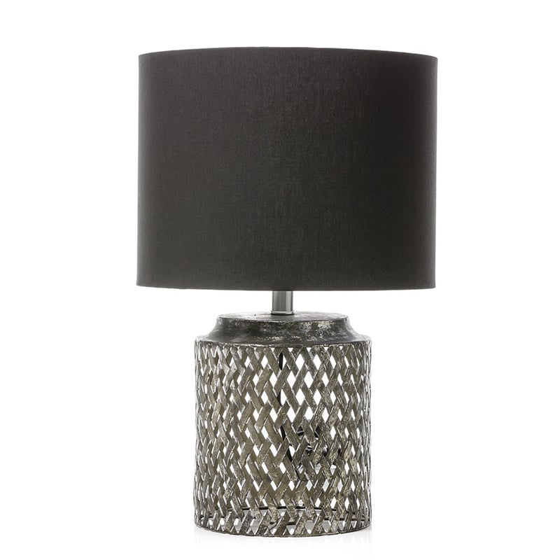 Marakesh Charcoal Table Lamp