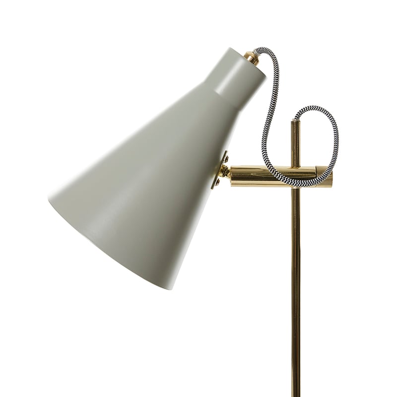 Felix Table Light Grey & Gold