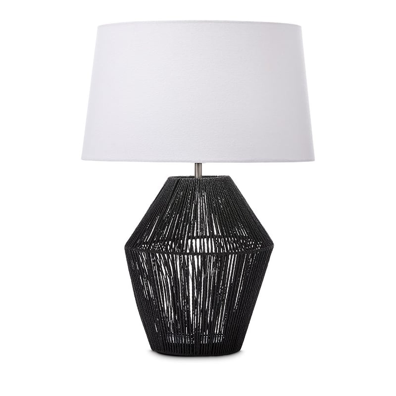 Rope Large Black Table Lamp