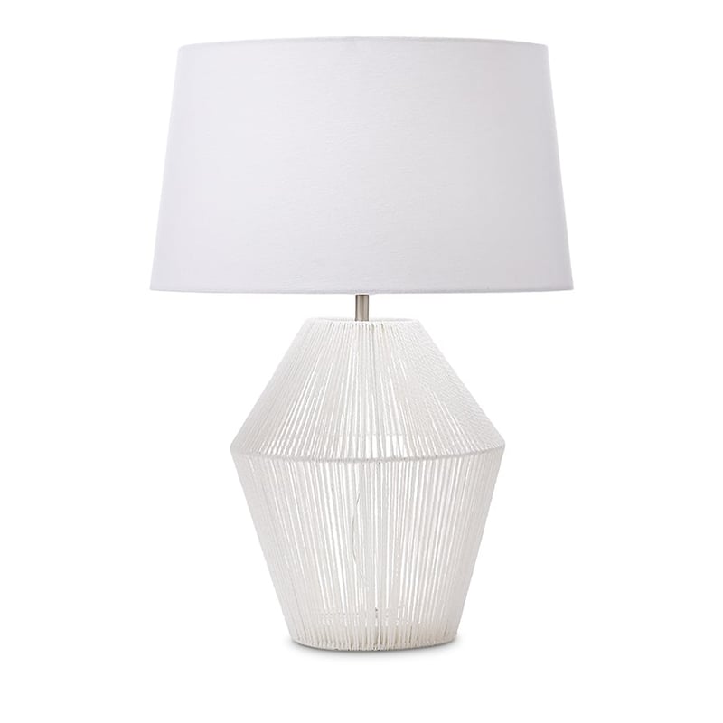 Rope Large White Table Lamp