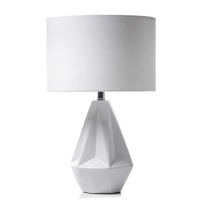 Ania Ceramic Lights 37cm White Geo