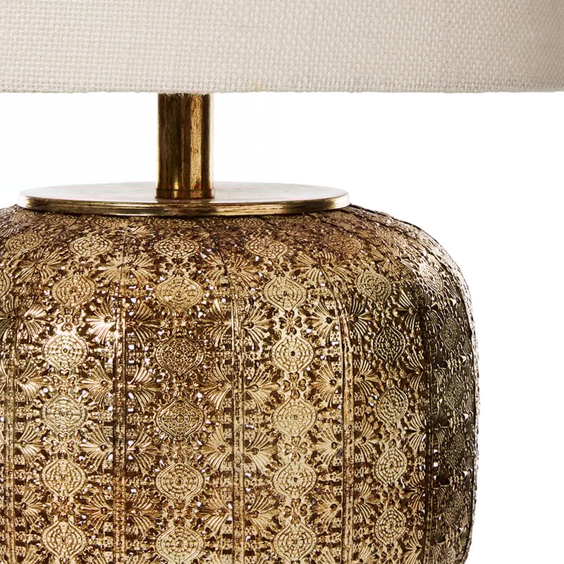 Boho Gold Table Lamp