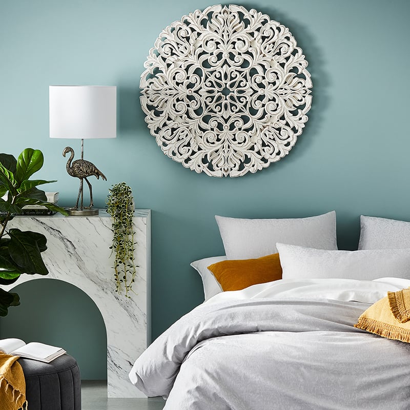 Flamingo Antique Silver Table Lamp