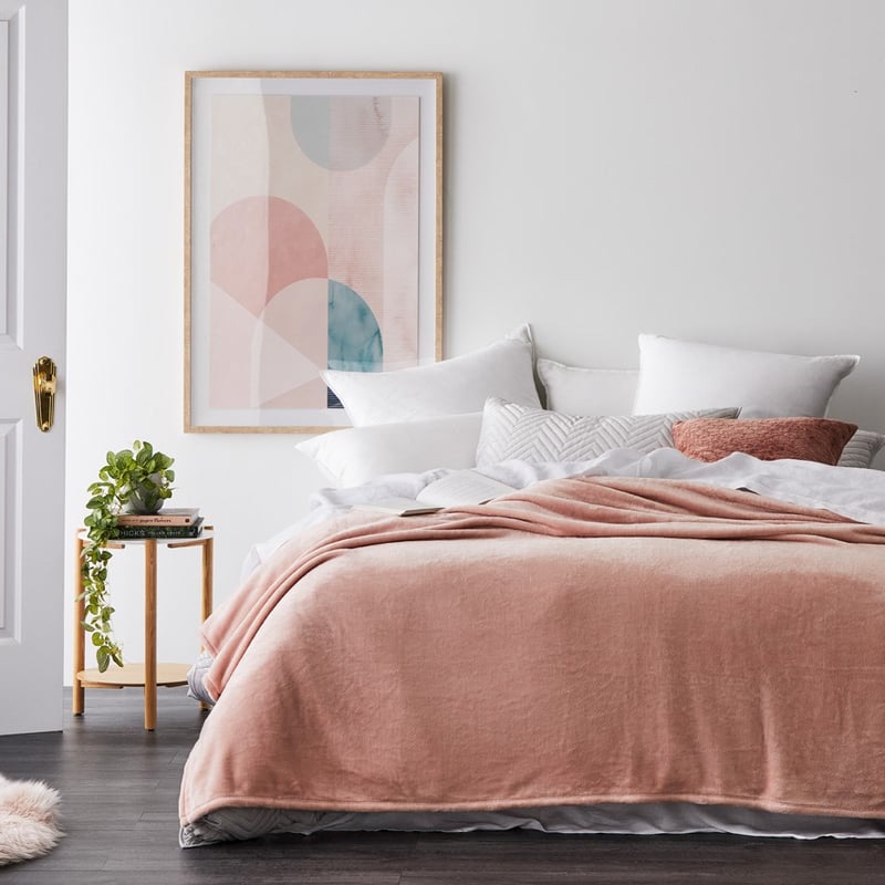 Aspen Blush Fleece Blanket