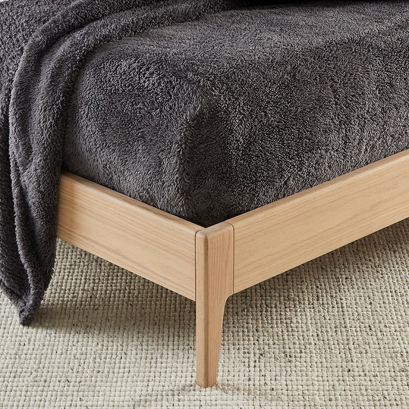 Kyrie Charcoal Fleece Blanket