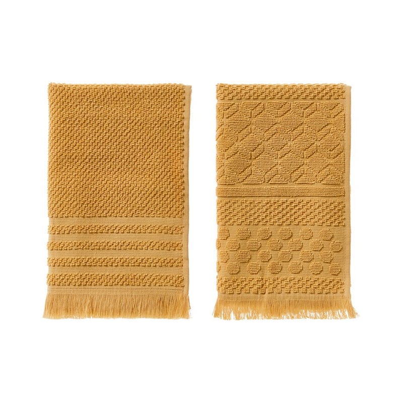 Thyme Tea Towel  Mustard Tea Towels