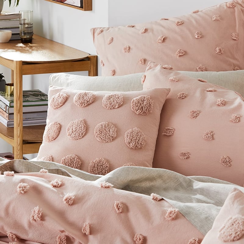 Addison Chenille Pink Cushion