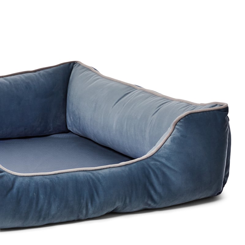 Comfort Collection Velvet Baltic Blue Snuggle Mat Bumper