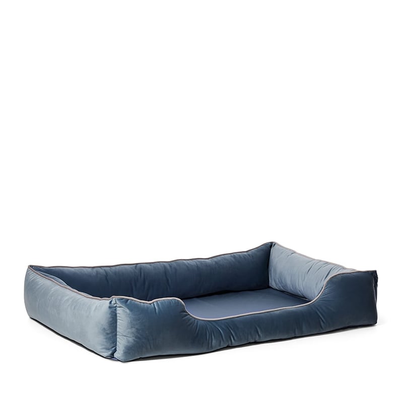 Comfort Collection Velvet Baltic Blue Snuggle Mat Bumper