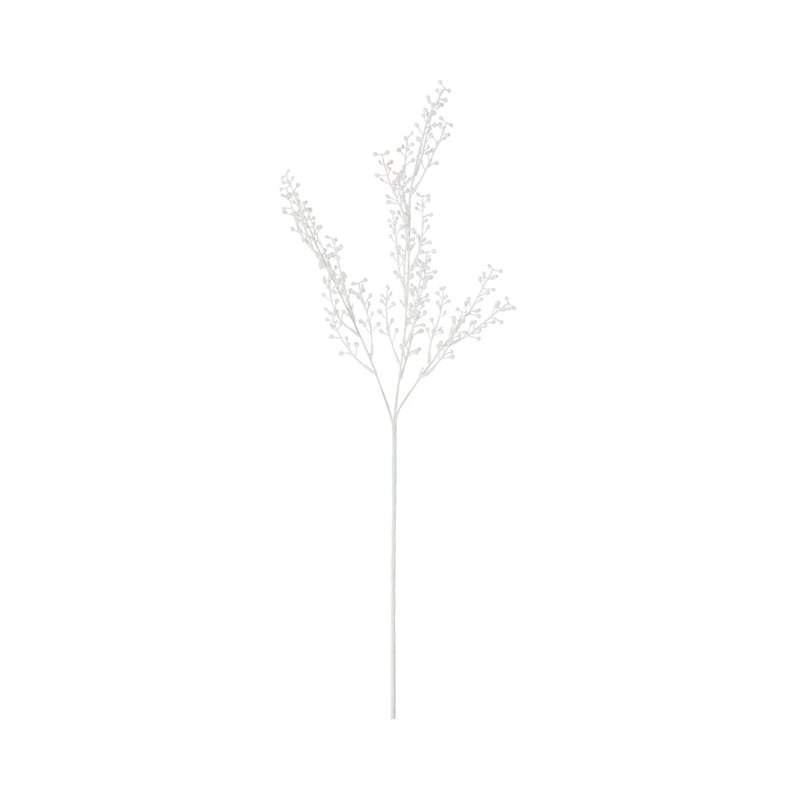 Winter White Beaded Stem