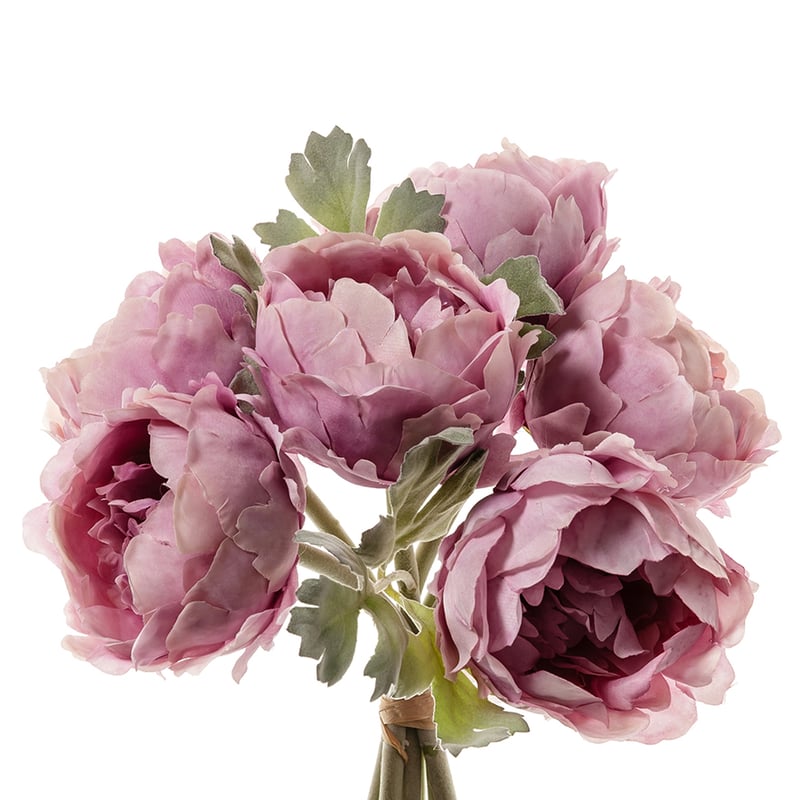 Spring Stems Peony Bunch Mauve 