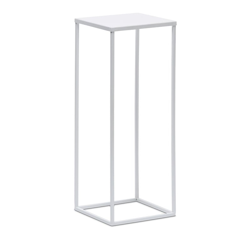 Carlos White Plant Stand