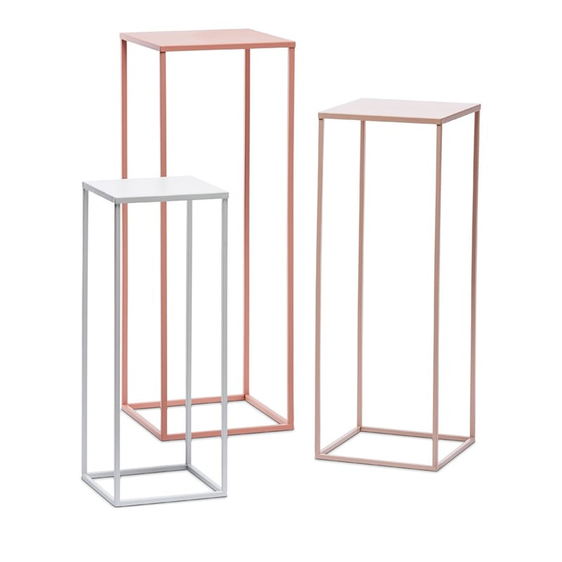 Carlos White Plant Stand