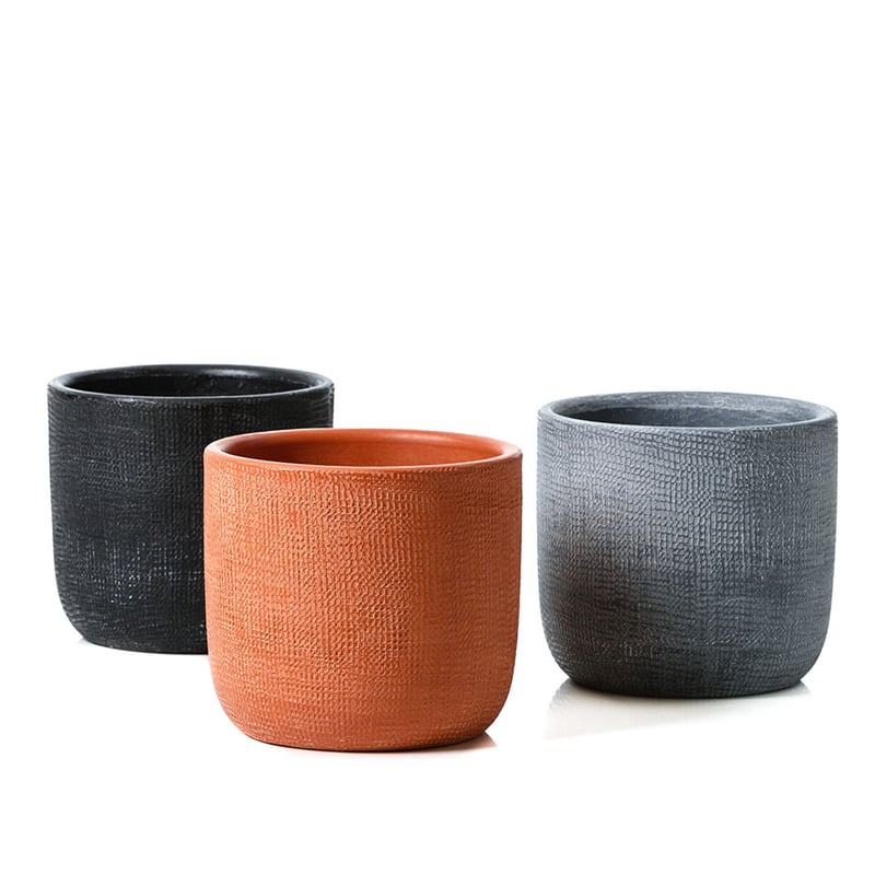 Burnt Orange Madrid Pot