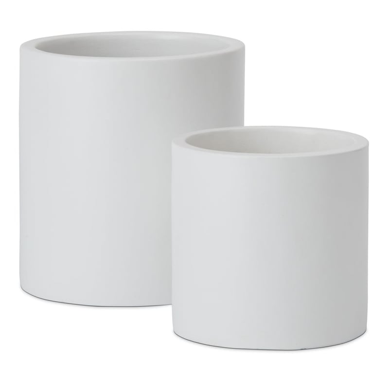 Stark Matte White Large Pot