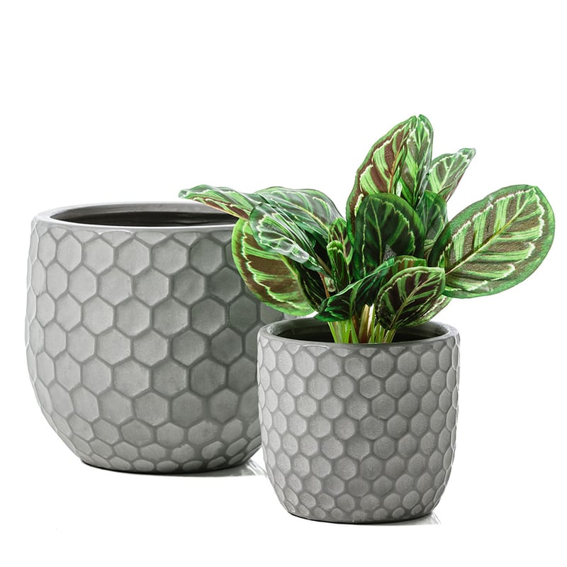 Valencia Pots Dark Grey 