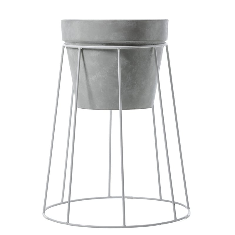 Norsk Plant Stand Grey & White
