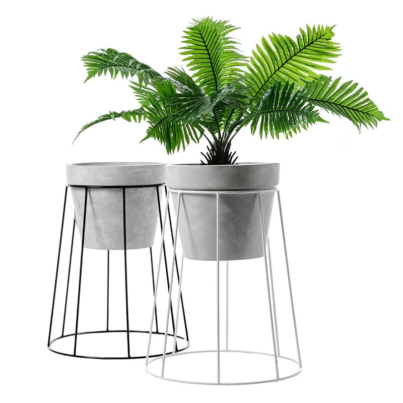 Norsk Plant Stand Grey & White