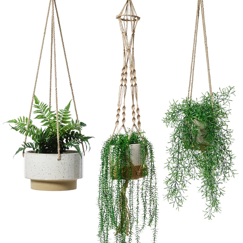 Small Sienna Pot Hanging Cream 